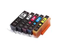 HNJFXCRO Jeu de Cartouches d'encre compatibles PGI-520XL CLi-521, Compatible avec IP3600 IP4600 IP4700 MX860 MX870 MP540 MP550 MP560 MP620 MP630(5COLOR 1SET)