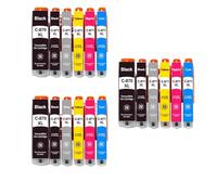 HNJFXCRO Jeu de Cartouches d'encre compatibles PGI-870 CLI-871, Compatible avec MG5780 MG6880 MG7780 PGI870XL CLI871XL 870XL 871XL 1/2/3/4(6Color 3set)