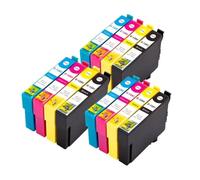 HNJFXCRO Jeu de Cartouches d'encre compatibles T1281, T1282, T1283, T1284, T1285, Compatible avec Stylet S22, SX125, SX130, SX230, SX235W, SX420W, SX425W, SX430W, SX435W(3 Sets 12 PCS)