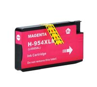 HNJFXCRO Jeu de Cartouches d'encre complètes compatibles BK C M Y Compatible avec imprimantes 954 954XL OfficeJet Pro 7740 8210 8710 8715 8716 8720 8725 8730 8740(One Set)