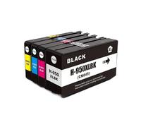 HNJFXCRO Jeu de Cartouches d'encre Couleur 950 951XL, Compatible avec Les imprimantes Officejet Pro 251dw 276dw 8100 8600 8650 8610(H-951XL M 1PCS)