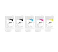HNJFXCRO Jeu de Cartouches d'encre Rechargeables compatibles avec TM-200 TM-205 TM-300 TM-305 5 Couleurs sans Puce