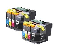 HNJFXCRO Le Jeu de Cartouches d'encre compatibles Compatible avec 669 665 Comprend 665XL et 669XL Compatible avec MFC-J2320 MFC-J2720(669 665 8PCS 2SET)