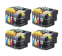 HNJFXCRO Le Jeu de Cartouches d'encre compatibles Compatible avec 669 665 Comprend 665XL et 669XL Compatible avec MFC-J2320 MFC-J2720(669 665 16PCS 4SET)