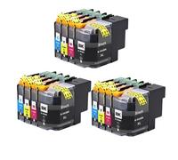 HNJFXCRO Le Jeu de Cartouches d'encre compatibles Compatible avec 669 665 Comprend 665XL et 669XL Compatible avec MFC-J2320 MFC-J2720(669 665 12PCS 3SET)