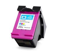 HNJFXCRO Remplacement de Cartouche d'encre Compatible Compatible avec 140XL 141XL Compatible avec Photosmart C4283 C4583 C4483 C5283 D5363 Deskjet D4263(1PACK Color)