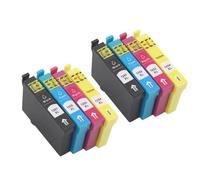 HNJFXCRO Remplacement de Cartouche d'encre Compatible Compatible avec imprimante 125 T125 T1251 NX125 NX127 NX130 NX230 NX420 NX530 NX625 Workforce 320 323 325 520(2SETS)