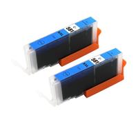 HNJFXCRO Remplacement de Cartouche d'encre Compatible Compatible avec PGI-580XXL CLI-581XXL Compatible avec TS8150 TS8151 TS8152 TS9150 TS9155 TS6250 TS8250 TS8251(2PCS CLI-581XL C)