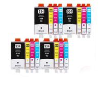 HNJFXCRO Rendement des Cartouches d'encre 934XL 935XL compatibles avec Officejet Pro 6812 6830 6815 6835 6230 6820(4SET)