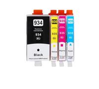 HNJFXCRO Rendement des Cartouches d'encre 934XL 935XL compatibles avec Officejet Pro 6812 6830 6815 6835 6230 6820(1SET)