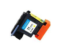HNJFXCRO Tête d'impression C4810A C4811A C4812A C4813A, Compatible avec Designjet 500 800 510 100 110 111 120 1000 1100 1200 2600, 11 têtes d'impression(Yellow)