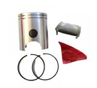 HNJFXCRO YB100 - Anneau de Piston Compatible avec Moto, alésage STD, Taille 52mm, Broche 14mm, pièces de Rechange compatibles