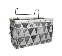 HNJKJEU Organisateur de Chevet Suspendu Panier de Rangement Suspendu Poche de Lit Organisateur Sacs de Chevet Sac de Rangement Suspendu pour Chevet (Triangle gris)