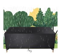 HNKDKJ Housse Salon Jardin Impermeable Bâche Salon de Jardin 420D Oxford Housses pour Tables de Jardin 175x115x75cm/LxlxH Protection UV Résistante aux Déchirures Bâche Protection de Meubles Exterieur
