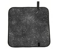 Hnnkloy Adorable imprimé léopard Noir guépard,Tapis de siège Pliable, Tapis de siège en Tissu Oxford, Coussin de siège Portable pour l'extérieur