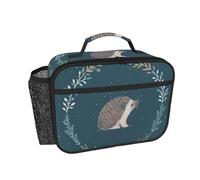 Hnnkloy Adorable petit hérisson,Sac à lunch portable, boîte à lunch résistante, sac isotherme réutilisable