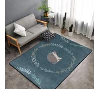 Hnnkloy Adorable Petit hérisson, Tapis de Sol antidérapant de Grande Taille pour Salon et Chambre, 150 x 100 cm.