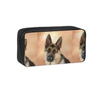 Hnnkloy Berger d'Allemagne,Trousse à Crayons Grande capacité, Pochette Portable pour stylos, Sac de Papeterie pour l'école et Le Bureau