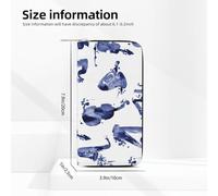 Hnnkloy Blues Saxophone Piano Violoncelle Basse,Portefeuille en Cuir PU Grande capacité pour Hommes et Femmes