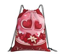 Hnnkloy Bonne Saint-Valentin,Sac à dos à cordon unisexe, sac de sport, sac de gym, sac à dos décontracté.