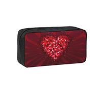 Hnnkloy Bonne Saint-Valentin,Trousse à Crayons Grande capacité, Pochette Portable pour stylos, Sac de Papeterie pour l'école et Le Bureau