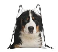 Hnnkloy Bouvier bernois,Sac à dos à cordon unisexe, sac de sport, sac de gym, sac à dos décontracté.