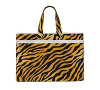 Hnnkloy Cheval au coucher du soleil,Sac à documents en toile avec fermeture éclair, sac fourre-tout, porte-documents pour l'école et le bureau