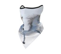 Hnnkloy Chevaux tachetés rares au galop,Masque de protection souple cache-cou, demi-masque, écharpe, masque de sport