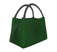 Hnnkloy Code circulaire binaire du programmeur,Sac à lunch portable, sac isotherme, boîte à lunch résistante et réutilisable