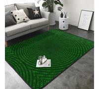 Hnnkloy Code Circulaire Binaire du Programmeur, Tapis de Sol antidérapant pour Salon et Chambre, 208 x 148 cm