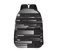 Hnnkloy Code du programmeur Black,Sac à dos de 17 pouces avec poches, sac à dos décontracté pour la journée, résistant à l'eau, sac d'école