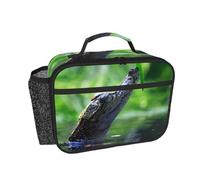 Hnnkloy Crocodile,Sac à lunch portable, boîte à lunch résistante, sac isotherme réutilisable