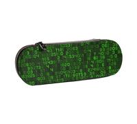 Hnnkloy Étui à Crayons en Cuir, Organisateur pour Le Rangement de la Papeterie, Programmeur, Code Informatique décimal Vert