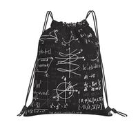 Hnnkloy Formule mathématique,Sac à dos à cordon unisexe, sac de sport, sac de gym, sac à dos décontracté.