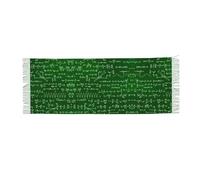 Hnnkloy Formules et équations mathématiques,Écharpe en imitation cachemire pour femme, grande taille, châle léger à pompons, 196 x 68 cm