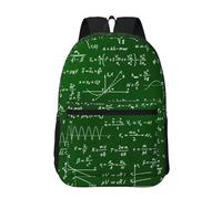 Hnnkloy Formules et équations mathématiques,Sac à dos de 17 pouces avec poches, sac à dos décontracté pour la journée, résistant à l'eau, sac d'école