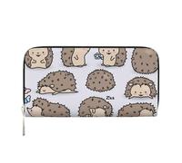 Hnnkloy Hérisson,Portefeuille en Cuir PU Grande capacité pour Hommes et Femmes