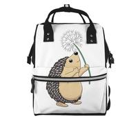 Hnnkloy Hérisson,Sac à dos momie grande capacité, sac à langer, sac de voyage pour les activités de plein air