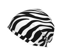 Hnnkloy Imprimé zèbre,Bonnet en Maille Polyester, Cagoule, Bonnet de Course