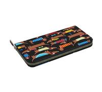 Hnnkloy J'aime Mes Chiens teckels,Portefeuille en Cuir PU Grande capacité pour Hommes et Femmes