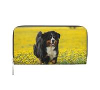 Hnnkloy Joyeux Bouvier Bernois,Portefeuille en Cuir PU Grande capacité pour Hommes et Femmes