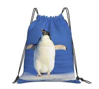 Hnnkloy Manchot,Sac à dos à cordon unisexe, sac de sport, sac de gym, sac à dos décontracté.