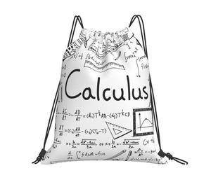 Hnnkloy Mathématiques Géométrie G alculus,Sac à dos à cordon unisexe, sac de sport, sac de gym, sac à dos décontracté.