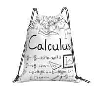 Hnnkloy Mathématiques Géométrie G alculus,Sac à dos à cordon unisexe, sac de sport, sac de gym, sac à dos décontracté.