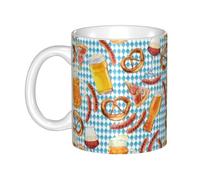 Hnnkloy Modèle de pizza au pain à saucisse,Mug en céramique, grande tasse à café de 330 ml, idéale pour la cuisine, les restaurants