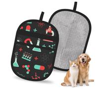 Hnnkloy Modèles de Chimie Verte et de Science, Lot de 2 Gants antistatiques pour l'épilation des Poils d'animaux (Chiens et Chats)