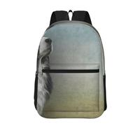 Hnnkloy Mon bouvier bernois quotidien,Sac à dos de 17 pouces avec poches, sac à dos décontracté pour la journée, résistant à l'eau, sac d'école