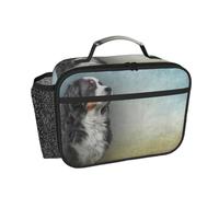 Hnnkloy Mon bouvier bernois quotidien,Sac à lunch portable, boîte à lunch résistante, sac isotherme réutilisable