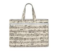 Hnnkloy Partitions,Sac à documents en toile avec fermeture éclair, sac fourre-tout, porte-documents pour l'école et le bureau