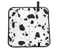 Hnnkloy Peau de Vache Dalmatiens Chien Taches Animal Animaux Dalmatien,Tapis de siège Pliable, Tapis de siège en Tissu Oxford, Coussin de siège Portable pour l'extérieur